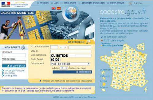 Cadastre quiestede