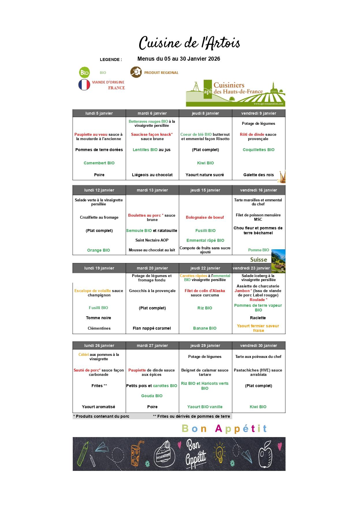 Menus du 05 au 30 janvier 2026 page 0001