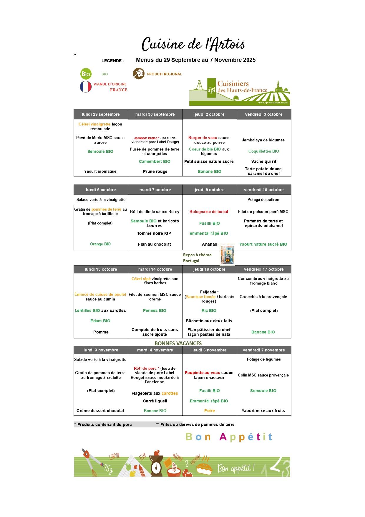 Menus du 29 septembre au 7 novembre 2025 1 page 0001