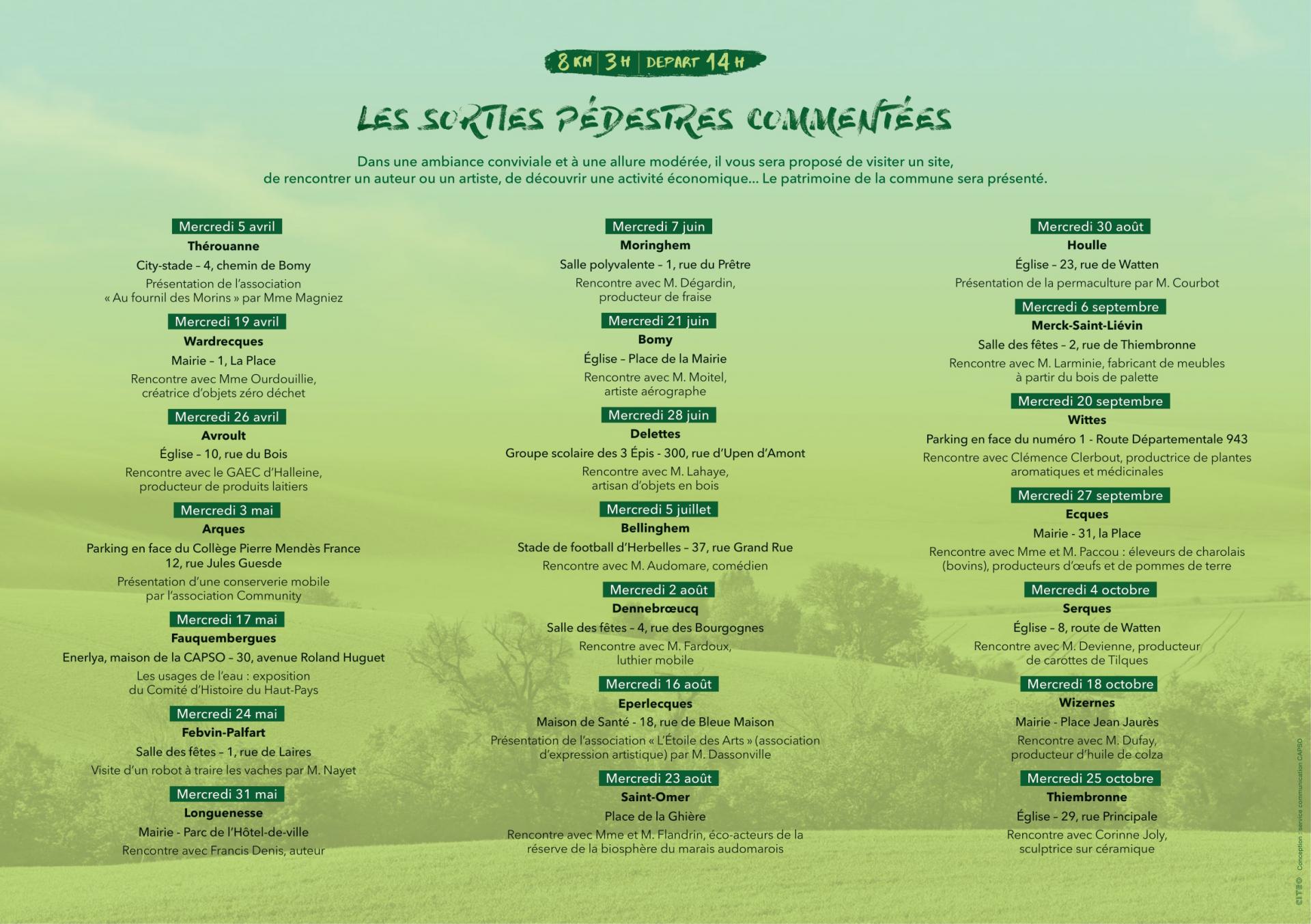 Programme randonnees capso 2023 2