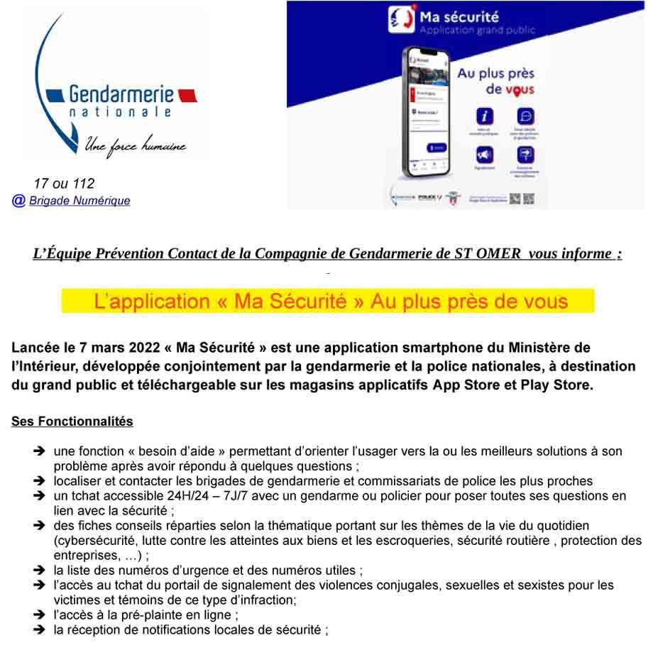 Sensibilisation ma securite